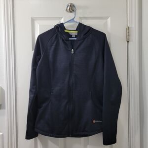 Women's Black Zip-up Hoodie - S